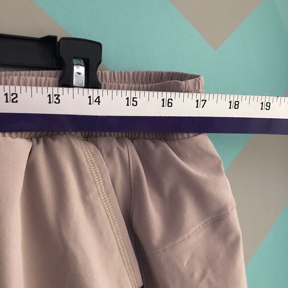 prAna Railay Skort XL 16 Willow Tan Snap Up Pocket Stretch Active Outdoor Skirt - Picture 7 of 11